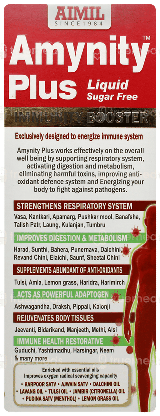 Aimil Amynity Plus Sugar Free Liquid 200 ML