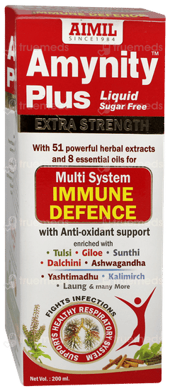 Aimil Amynity Plus Sugar Free Liquid 200 ML