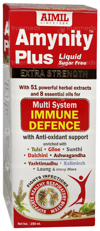 Aimil Amynity Plus Sugar Free Liquid 200 ML