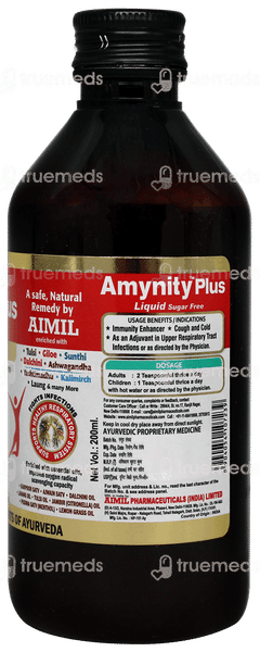Aimil Amynity Plus Sugar Free Liquid 200 ML