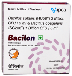 Bacilon 6 Mini Bottles Of 5ml Liquid