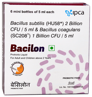 Bacilon 6 Mini Bottles Of 5ml Liquid