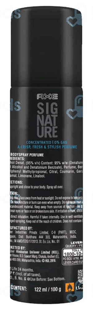 Axe Signature Body Perfume Mysterious 122 Ml
