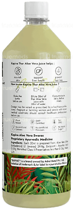 Kapiva Ayur Foods Thar Aloe Vera Juice 1 L