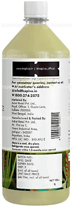 Kapiva Ayur Foods Thar Aloe Vera Juice 1 L