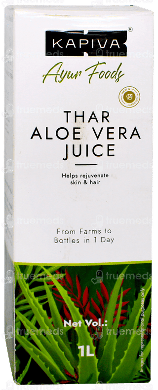 Kapiva Ayur Foods Thar Aloe Vera Juice 1 L