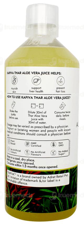 Kapiva Ayur Foods Thar Aloe Vera Juice 1 L