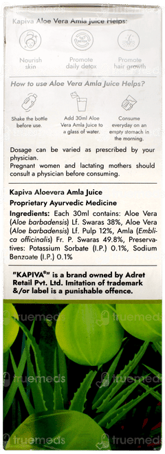 Kapiva Ayur Foods Aloe Vera Amla Juice 1 L