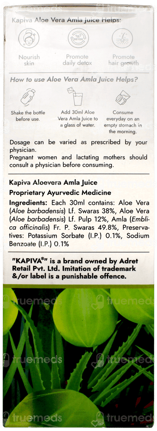 Kapiva Ayur Foods Aloe Vera Amla Juice 1 L