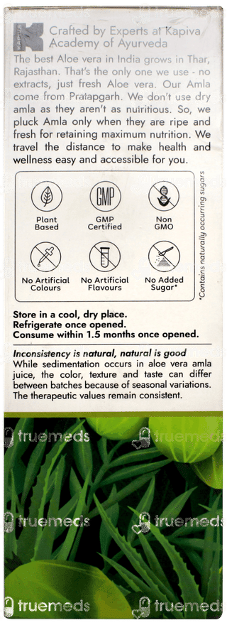 Kapiva Ayur Foods Aloe Vera Amla Juice 1 L