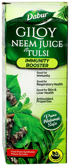 Dabur Giloy Neem Juice With Tulsi 1litre Dabur Giloy Neem Juice With Tulsi 1litre