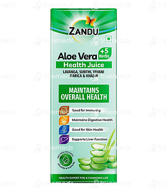 Zandu Aloe Vera +5 Herbs Health Juice 1l