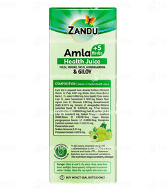 Zandu Amla +5 Herbs Health Juice 1 L