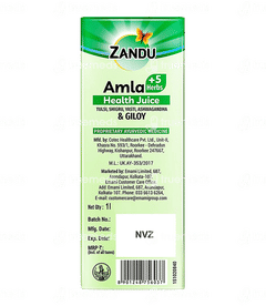 Zandu Amla +5 Herbs Health Juice 1 L