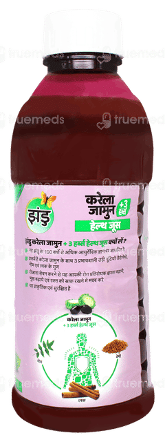 Zandu Karela Jamun +3 Herbs Health Juice 1 L