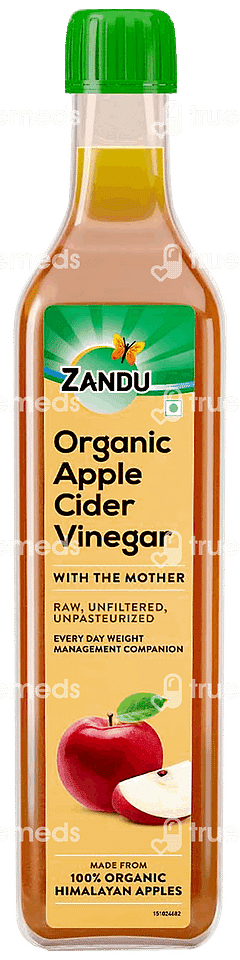 Zandu Organic Apple Cider Vinegar With The Mother 500ml
