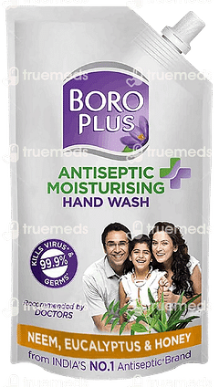 Boroplus Antiseptic + Moisturising Hand Wash Neem Eucalyptus And Honey 750 ML