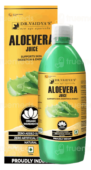 Dr Vaidyas Aloevera Zero Added Sugar Juice 1Litre