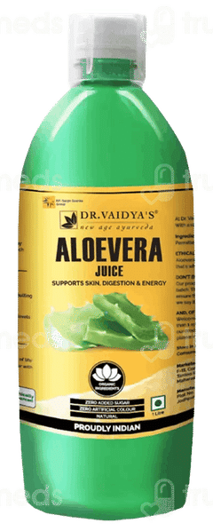 Dr Vaidyas Aloevera Zero Added Sugar Juice 1Litre