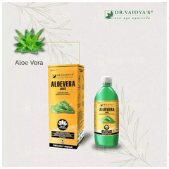 Dr Vaidyas Aloevera Zero Added Sugar Juice 1Litre
