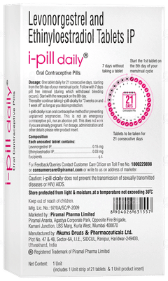 I-pill Daily Oral Contraceptive Pills 21