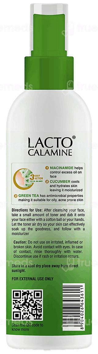 Lacto Calamine Deep Pore Cleansing Face Toner 120 ML