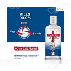Tri Activ 72% Alcohol Instant Hand Sanitizer 500 Ml