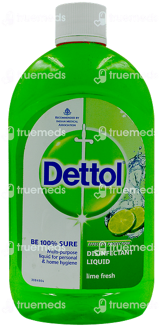 Dettol Multi Purpose Disinfectant Lime Fresh Liquid 1 Liter