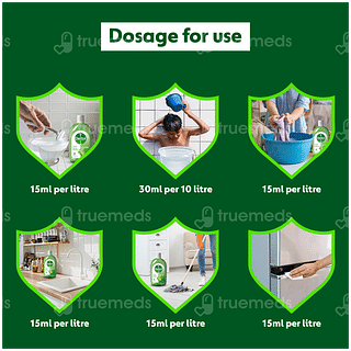 Dettol Multi Purpose Disinfectant Lime Fresh Liquid 1l