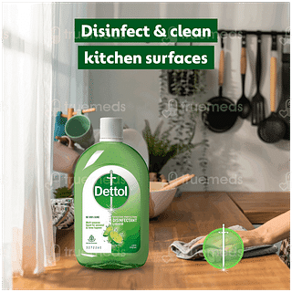 Dettol Multi Purpose Disinfectant Lime Fresh Liquid 1l