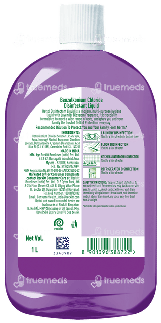 Dettol Lavender Blossom Disinfectant Liquid 1 L