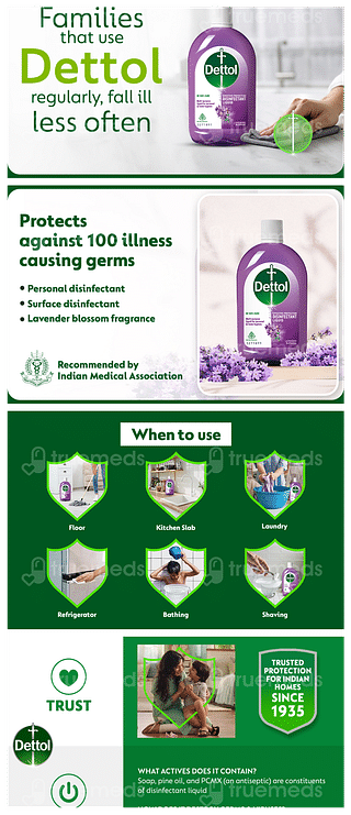 Dettol Lavender Blossom Disinfectant Liquid 1 L