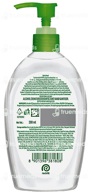 Dettol Original Instant Hand Sanitizer 200ml