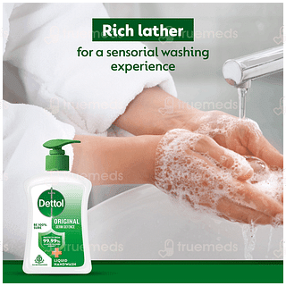 Dettol Original Liquid Handwash 200ml With Skincare Liquid Handwash Refill 175ml