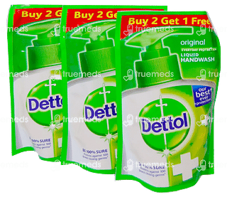 Dettol Original Liquid Handwash Refill 175ml Buy 2 Get 1 Free