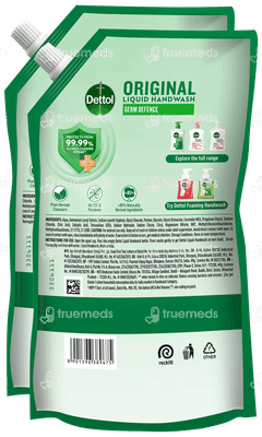 Dettol Original Liquid Handwash Refill 675ml Buy 1 Get 1 Free