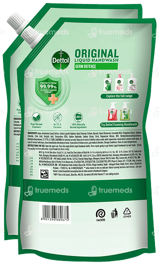 Dettol Original Liquid Handwash Refill 675ml Buy 1 Get 1 Free