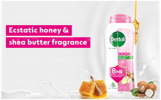 Dettol Nourish Honey & Shea Butter Body Wash 250ml