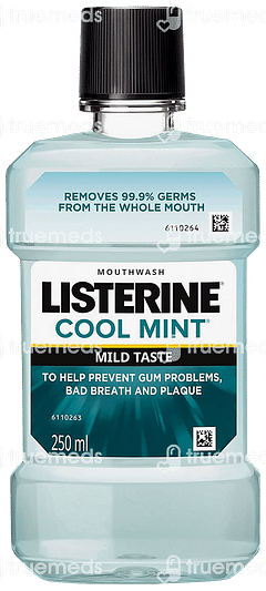 Listerine Cool Mint Mild Taste Mouthwash 250ml Listerine Cool Mint Mild Taste Mouthwash 250ml