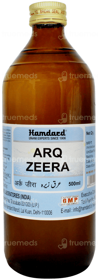 Hamdard Arq Zeera 500 ML
