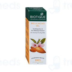 Biotique Bio Almond Oil Soothing Face And Eye Makeup Cleanser For Normal To Dry Skin 120 Ml