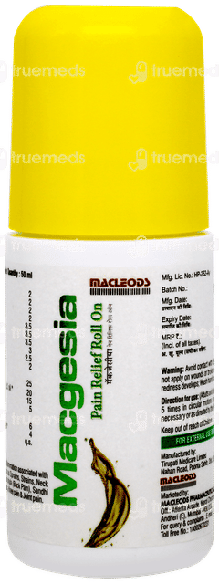 Macgesia Pain Relief Roll On 50ml Macgesia Pain Relief Roll On 50ml