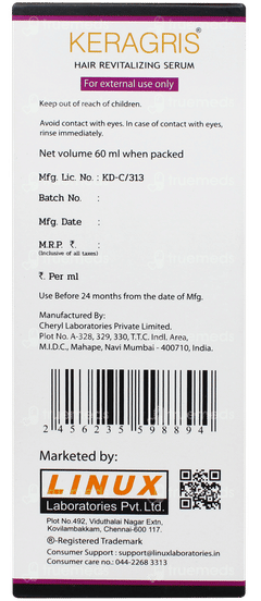 Keragris Hair Revitalizing Serum 60ml