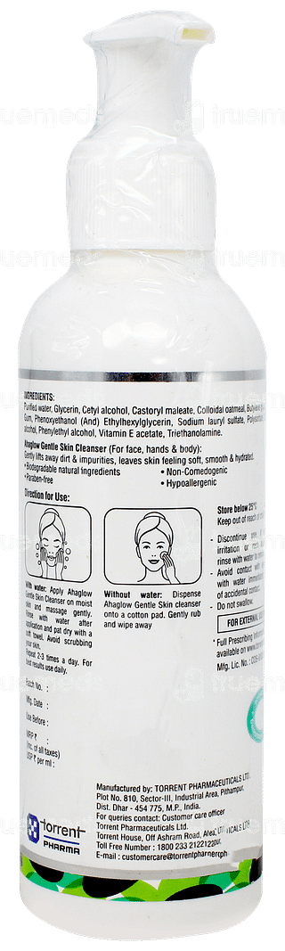 Ahaglow Gentle Skin Cleanser 125ml