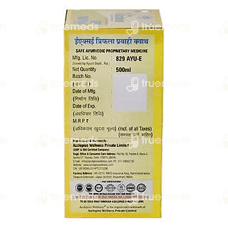 Asclepius Exe Triphala Pravahi Kwath 500 ML