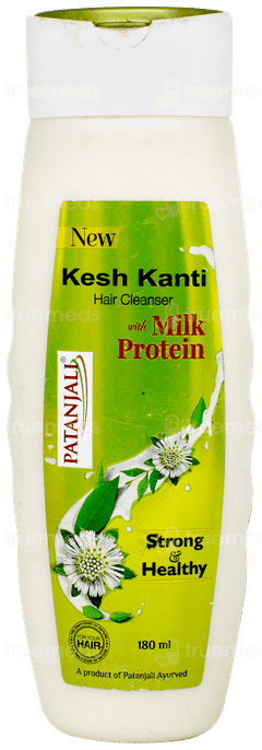 Patanjali Kesh Kanti With Milk Protein New Hair Cleanser 180ml