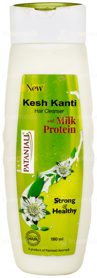 Patanjali Kesh Kanti With Milk Protein New Hair Cleanser 180Ml