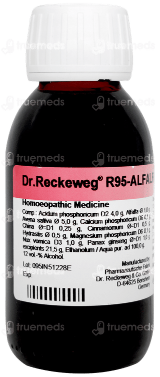 Dr Reckeweg R95 Alfalfa Tonic 100ml
