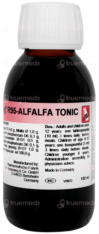 Dr Reckeweg R95 Alfalfa Tonic 100ml