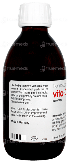 Dr Reckeweg Vita C 15 Nerve Tonic 250ml